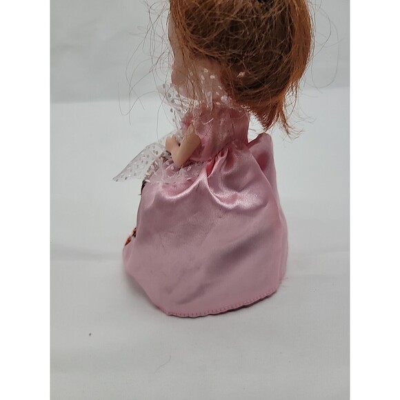 Vintage Cupcake Red Hair Doll Emco  Haschel Toys Pink Dress 6" - Picture 11 of 16